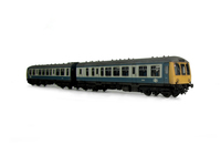 A picture of Class 108 DMU with detailed buffer beam at both ends, driver and passengers added.