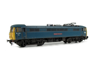 A picture of 86230 with full respray to BR Blue and converted at the nose end with the removal of high intensity lights and the addition of etches and wire cables. Renumbered , brass buffers, detailed buffer beam at one end and semi detailed at coupling end, pommels added to handrails, change of panto to high definition version and driver fitted.