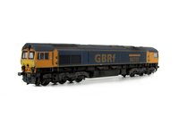 A picture of 66701 with faded paintwork. Moulded front handrails replaced with wire versions including pommels, springs added to bogie frames, moulded steps below doors replaced with wire versions, moulded roof grill replaced with etched version including pipes under the mesh, detailed buffer beam at one end and semi detailed at coupling end, coupling converted to NEM version and driver fitted.