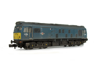 A picture of D5218 Full respray into BR Blue with small yellow warning panel. Semi detailed buffer beam at both ends, etched fan and grill, battery box modification to create a more 3D version, nose end handrails replaced with finer versions, change of headcodes, renumbered and speedo cable added to one bogie