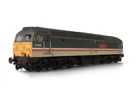 A picture of 47528 Renumbered with detailed buffer beam at one end and semi detailed at coupling end, driver fitted, finer aerial, etched nameplates, moulded nose handrails replaced with wire, body lowered, nose catch and etched 3D fan and grill fitted.