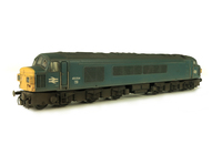 A picture of 45054 converted to a splitbox nose version with full respray. Other added details include etched roof grill and fan, driver fitted, detailed buffer beam at one end and semi detailed at coupling end, renumbered and slimmed down bogies. 