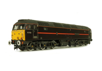 A picture of 47799 Full respray into Royal train livery. Details include: finer aerials, body lowered, etched fan and grills, renumbered, modified one end to flush front. extra kick plates, rch cable on nose, driver, detailed buffer beam at one end and semi detailed at coupling end, moulded nose handrails replaced with wire including pommels, etched nameplates and nose catch added.