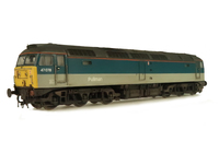 A picture of 47078 Full respray into fantasy Pullman livery, Added details include:  renumbered, detailed buffer beam at one end, moulded nose handrails replaced with wire, body lowered, nose catch and etched 3D roof fan and grill fitted.