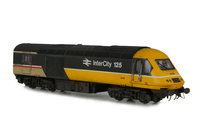 A picture of 43123 Full respray into Intercity livery with detailed buffer beam at one end.