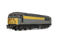 A picture of 56046 with full respray to Dutch livery. Details include; renumbered, brass buffers and aerials added. 
