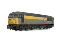 A picture of 56036 with full respray to Dutch Transrail livery. Details include; renumbered, brass buffers, aerials added and finer nose end sockets. 
