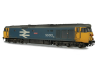 A picture of 50012 Added details include; renumbered, driver, mu cable replaced, multiple jumper socket changed to correct type, speedo cable added, etched plates, moulded roof grills replaced with 3D fan and grill and detailed buffer beam.