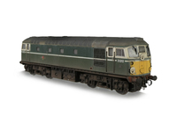 A picture of D5312 renumbered, moulded roof grill replaced with 3D etched fan and grill, slimmed down headcode discs and catches added, detailed buffer beam at one end, semi detailed buffer beam at coupling end, driver, speedo cable, moulded nose handrails replaced with wire versions, body window surrounds made flat, etched work plates and other modifications to match the prototype.