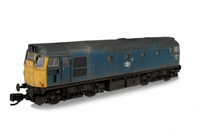 A picture of D5360 with full respray into BR Blue. Token catcher recess added. snowploughs, boiler access point taken off and smoothed over, etched work plates, moulded roof grill replaced with 3D etched fan and grill, modified battery box, renumbered, modified headcode box with glass like cover, speedo cable, nose end rubber window surrounds thinned down, nose end footsteps and semi detailed buffer beam at both ends.