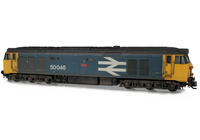 A picture of 50046 Added details include: renumbered, distressed paintwork, etched nameplates with paint blemish where the plaque used to be, painted cab interior, driver and speedo cable added.