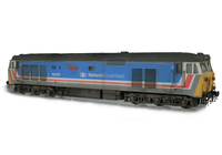 A picture of 50037 Added details include: faded paintwork, modified roof, etched nameplates, mileage counter, painted cab interior, speedo cable added, moulded roof grills replaced with 3D fan and grill and detailed buffer beam at both ends.