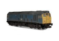 A picture of 25238 with full respray into BR Blue, Other details include:  semi detailed buffer beam at both ends, headcode changed, battery box modification to create a more 3D version, nose end handrails replaced with finer versions, renumbered, footsteps plated over, moulded roof grill replaced with 3D etched fan and grill and etched workplates.