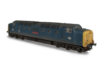 A picture of 55014 renumbered. Other details include: etched work plates, finer nose end handrails, headcode dots improved, driver, detailed buffer beam at one end and semi detailed at coupling end, bogie modification to reduce gap between body and bogies, roof grills replaced with much finer 3D etched versions, etched nameplates and speedo cable added.