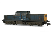 A picture of D8527 Renumbered with some livery modifications, semi detailed at both ends, etched work plates, moulded bonnet grills replaced with 3D etched versions of fan and grill, speedo cable, plastic covers added to headcode boxes.