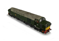 A picture of D338 Details include: detailed buffer beam and semi detailed at coupling end, moulded roof grill replaced with 3D etched version, bogie side frame cables replaced with finer versions, etched work plates, etched frost grill, driver and etched headcode surrounds added. 