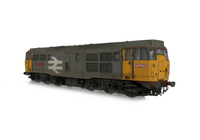 A picture of 31296 Added details include: cantrail, nose headlight, etched nameplates, renumbered, detailed buffer beam and semi detailed at coupling end, driver and moulded roof grills replaced with 3D etched fan and grill.