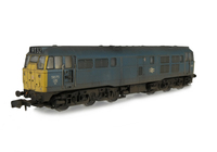 A picture of D5675 Full respray to BR Blue, Added details include: door recess including token catcher, semi detailed at both ends, renumbered, headcodes changed, etched work plates, bogie mod to make the gap between body and bogies smaller and roof grills replaced with 3D etched fan and grill.