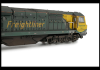 A picture of 70015 with detailed buffer beam at one end and semi detailed at coupling end, snowploughs mounted on cab, driver fitted and a multitude of extra detail added to the top of the bogie frames and bottom of the running plate.