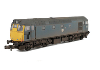 A picture of D5359 with full respray into BR Blue. Brass buffers added, etched windscreen wipers, token catcher recess added. snowploughs, boiler access panel taken off and smoothed over, etched work plates, moulded roof grill replaced with 3D etched fan and grill, modified battery box, renumbered, headcodes changed with glass like cover, speedo cable, nose end rubber window surrounds thinned down, nose end footsteps, battery box converted to shorter version as per prototype, extended bar across nose, side cab window surrounds smoothed over, diagonal steps on bogies and semi detailed buffer beam at both ends.
