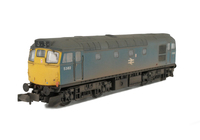 A picture of D5357 with full respray into BR Blue with modified nose end. Brass buffers added, snowploughs, etched windscreen wipers, boiler access panel taken off and smoothed over, etched work plates, moulded roof grill replaced with 3D etched fan and grill, modified battery box, renumbered, headcode changed with glass like cover, speedo cable, nose end rubber window surrounds thinned down, nose end footsteps, extended bar across nose, side cab window surrounds smoothed over and semi detailed buffer beam at both ends.
