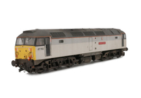 A picture of 47702 with semi respray of grey bands to faded versions and reposition of cantrail. Details include: one nose end modified to plated over version, nose end cables, battery box modified, debranded, finer aerials, body lowered, etched roof fan and grills, renumbered, detailed buffer beam at one end and semi detailed at coupling end, etched nameplates, moulded nose handrails replaced with wire including pommels and nose catch added.