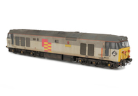 A picture of 50149 Added details include; livery modifications, heavily weathered, renumbered, multiple jumper socket changed to correct type, headcode made more realistic, etched plates/depot plaques, aerial pod added, detailed buffer beam at both ends, painted cab interior, speedo cable and moulded roof grills replaced with 3D etched fan and grill.
