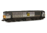 A picture of 58040 with semi respray of grey bands to correct faded shades, renumbered, re livery to coal sector, etched nameplates and plaques, semi detailed buffer beams at both ends and moulded roof grills replaced with 3D etched fan and grill.
