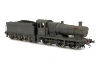 A picture of 2294 with added details including: moulded coal replaced with real coal, etched work plates, renumbered, loco crew and detailed buffer beam at one end.