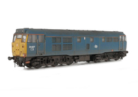A picture of 31427 Full respray to BR Blue with cantrail. Added details include: Headlight removed and smoothed over, etched work plates, renumbered, detailed buffer beam and semi detailed at coupling end, driver and moulded roof grills replaced with 3D etched fan and grill.