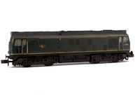 A picture of D5120 conversion to a headcode box version with nose top lights plated over, finer nose end handrails, token catcher recess added. semi detailed buffer beam at both ends, renumbered, etched workplates, etched 3D roof grill with fan, snowploughs and speedo cable added,