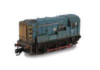 A picture of 08783 Heavily faded. Details added: renumbered, semi detailed buffer beam at both ends, modified piping at both ends, driver, etched work plates and various livery modifications.