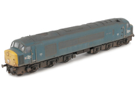 A picture of D4 Details include: renumbered, driver, etched work plates and nameplates, slimmed down etched headcode discs with extra catches added, more accurate etched 3D fan and grill and detailed buffer beam at one end and detailed buffer beam with wire coupler at the other end.