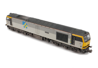 A picture of 60084 Details include: renumbered, re livery to construction sector, semi detailed buffer beam at both ends including snowploughs fitted with notch for couplers, driver fitted, etched plates and body lowered.