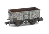 A picture of with special effects of rust and peeling paint.