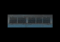 A picture of grills replaced on cantrail to reflect prototype